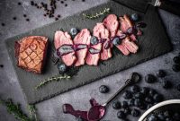 Aromatic Blueberry Thyme Wine Glaze