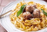 Brown Butter Sage Veal Saltimbocca Meatballs