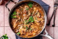 Tender Chicken in a Rich Mushroom Marsala Sauce