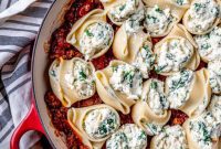 Fiery Sausage and Triple Cheese Stuffed Shells