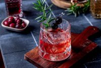 Festive Spiced Cranberry Old Fashioned