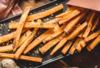 Ultimate Homemade Garlic Potato Fries