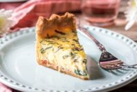 Goat Cheese, Prosciutto & Herb Quiche