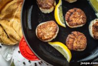 Golden Caramelized Scallops