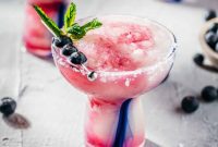 Blueberry Ginger Mint Margarita Freeze