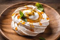 Tropical Passion Fruit Pavlova Kisses