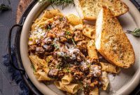 Hearty Pork and Shiitake Ragù