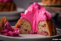 Decadent White Chocolate Raspberry Bundt