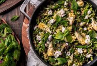 Vibrant Spring Couscous with Creamy Avocado Pesto