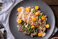 Sun-Kissed Golden Berry Tarragon Chicken with Pink Peppercorn Finish