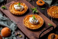 Golden Apricot Pistachio Mini Tarts