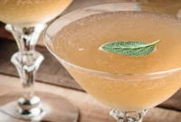 The Peppercorn-Kissed Pear & Sage Martini