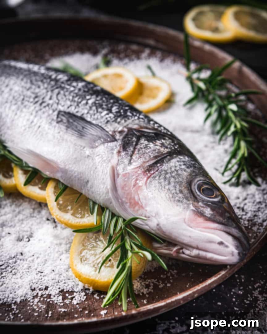 Salt Roasted Branzino