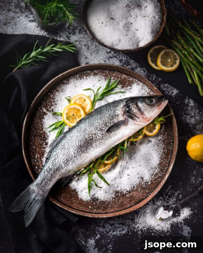 Salt Baked Sea Bass