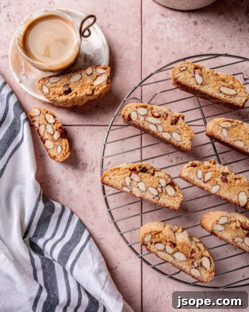 Classic Homemade Italian Almond Biscotti 3 Homemade classic Italian biscotti (cantucci)