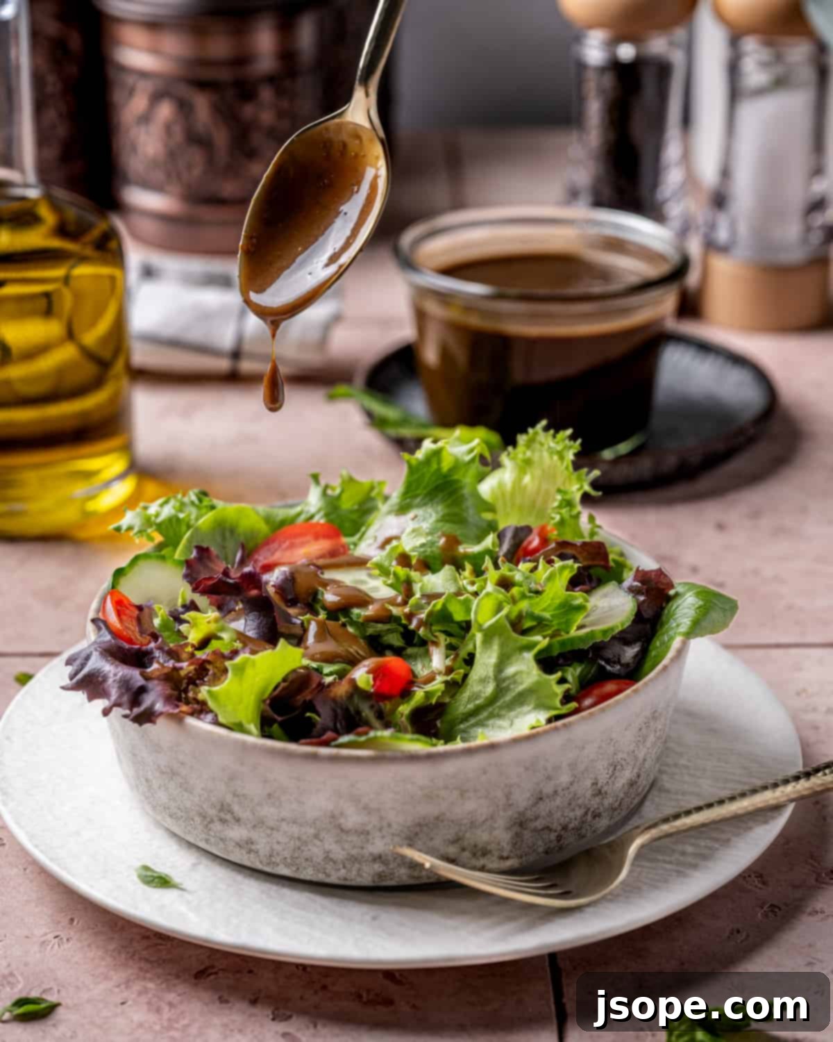 Fresh Basil Balsamic Vinaigrette