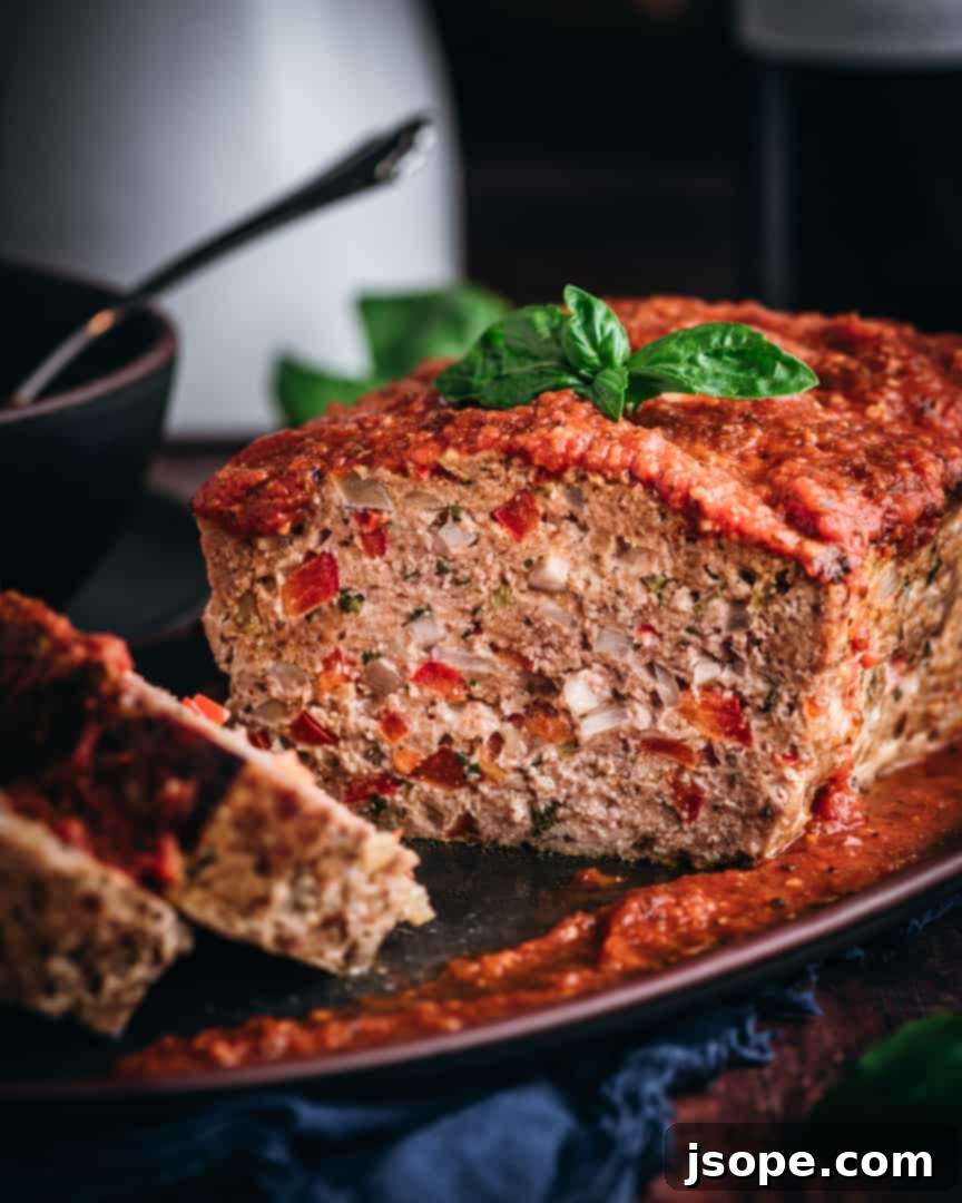 Tuscan Herb Meatloaf 2 Italian Style Meatloaf