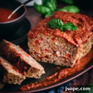 Tuscan Herb Meatloaf 5 Italian Style Meatloaf with Garlic Tomato Sauce