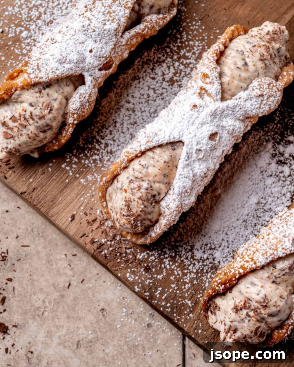 Chocolate Orange Italian Cannoli (Easy Homemade Recipe) - Served with Coffee