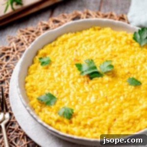 Milanese-Style Creamy Saffron Leek Risotto