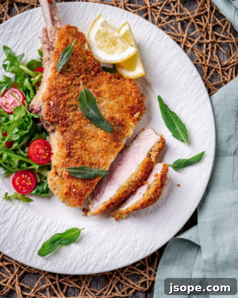 Bone-In Veal Milanese (Cotoletta alla Milanese)