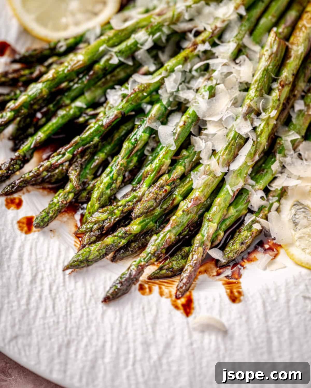 Easy Sautéed Balsamic Asparagus with Parmesan