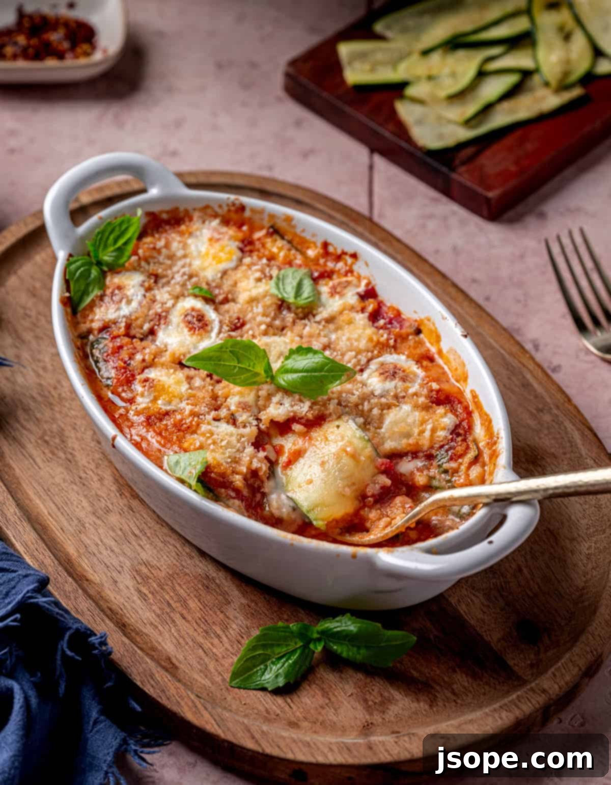 Baked Zucchini Parmigiana