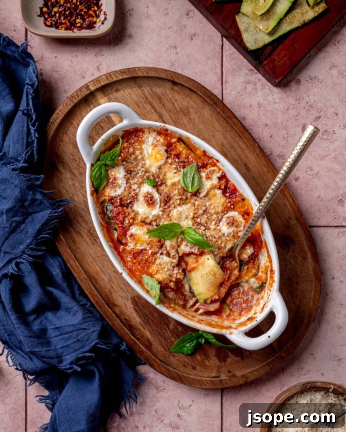 Baked Zucchini Parmigiana