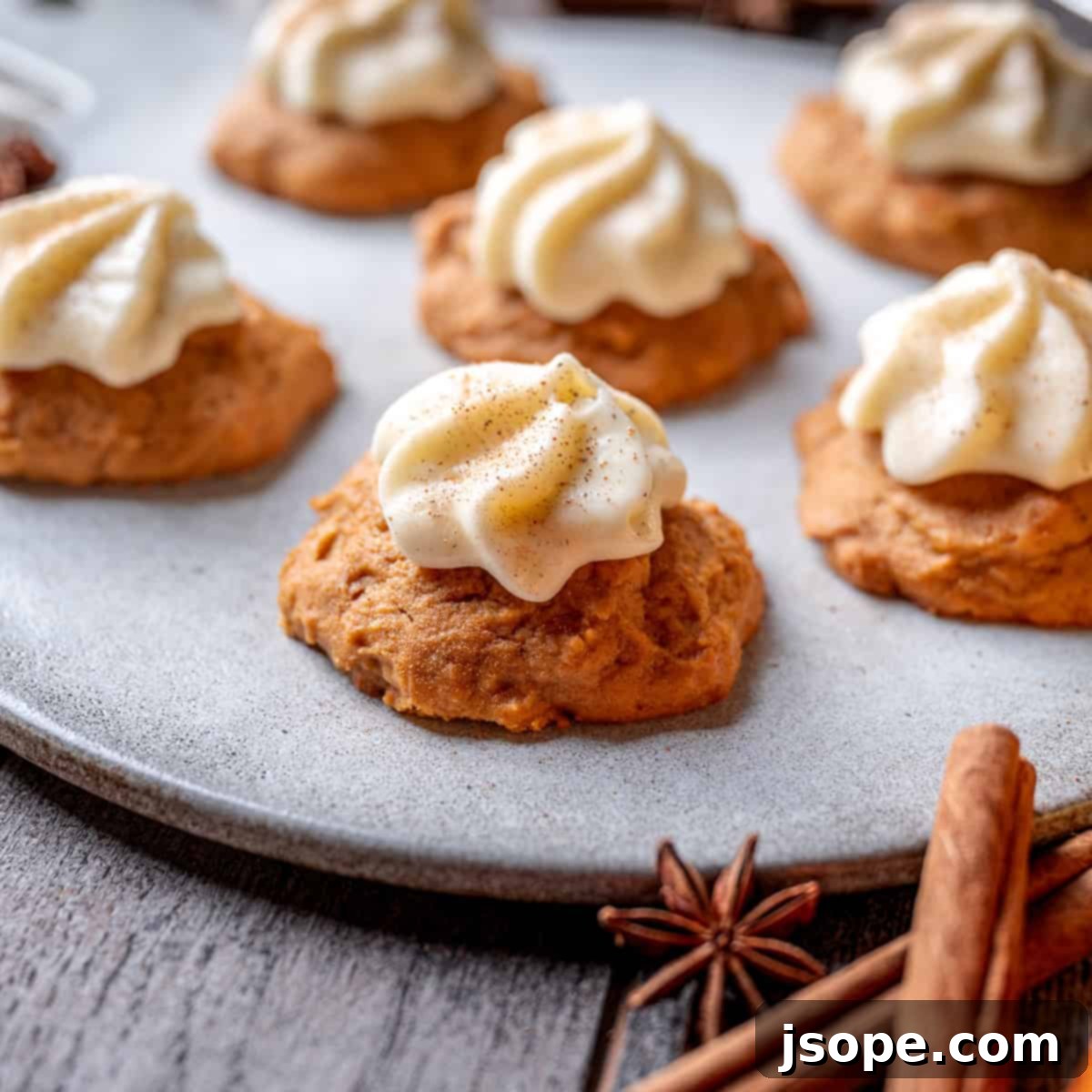 Soft Pumpkin Ricotta Cookies with Cream Cheese Frosting