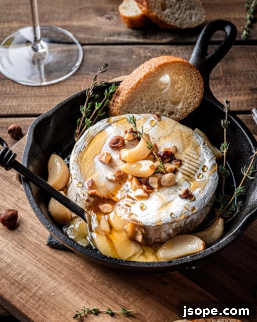 Effortless Homemade Stovetop Garlic Confit 5 Baked Brie