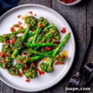 Spicy Charred Calabrian Chili Broccolini