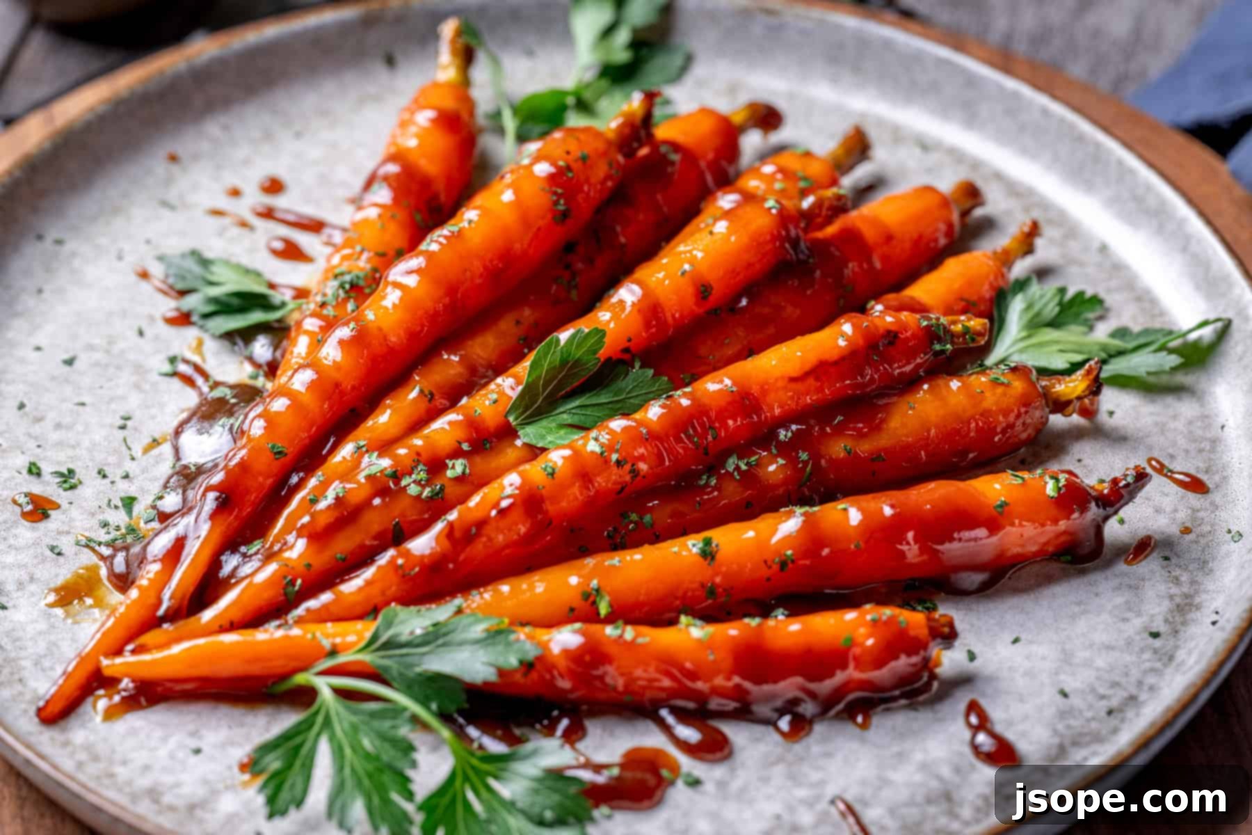 Miso Glazed Carrots