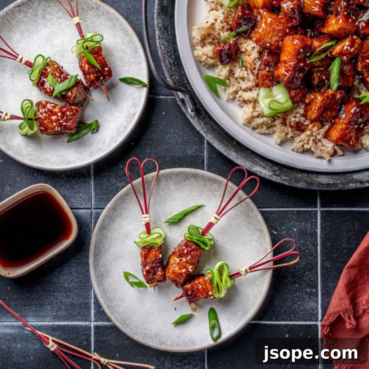 Crispy Sous Vide Pork Belly Bites with Ginger Soy Glaze