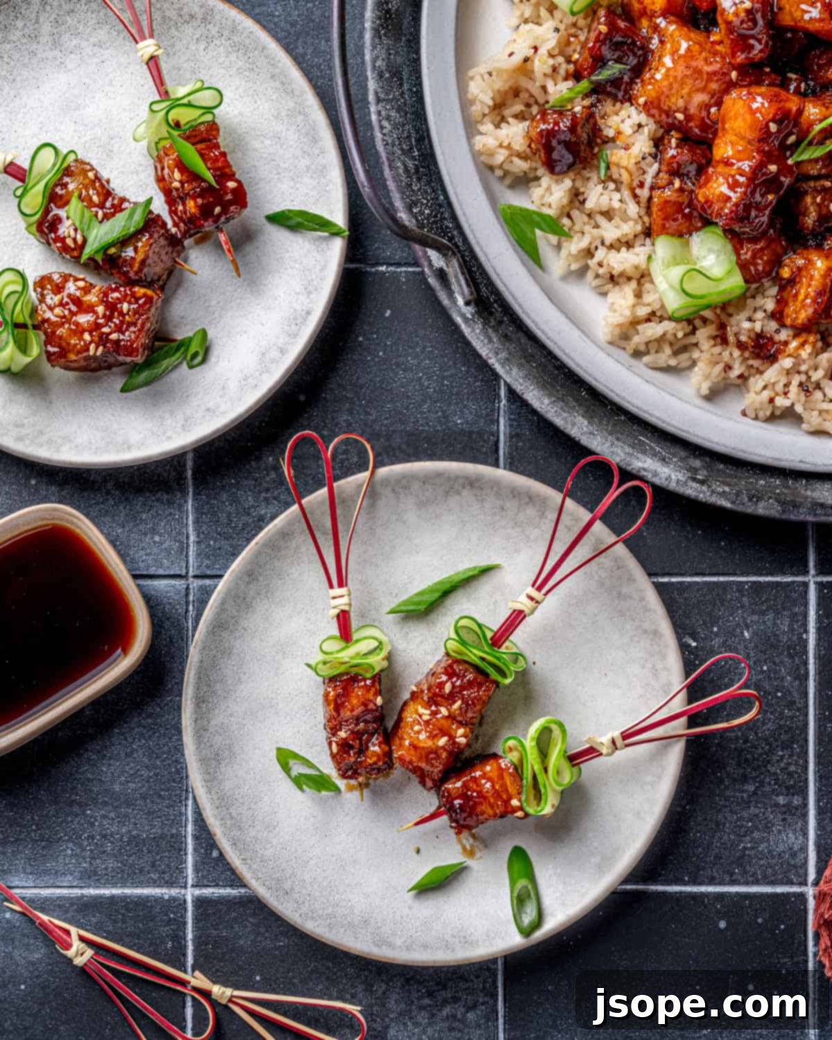 Crispy Sous Vide Pork Belly Bites with Soy Ginger Glaze