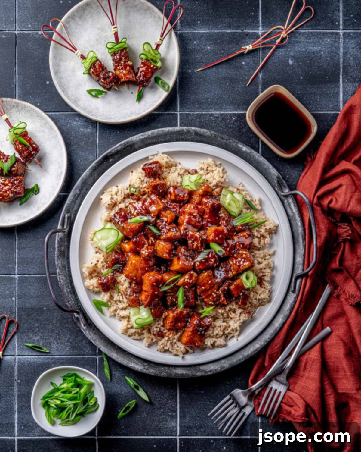 Sous Vide Pork Belly Bites with Soy Ginger Glaze