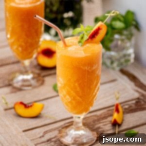 Peach Elderflower Frosé
