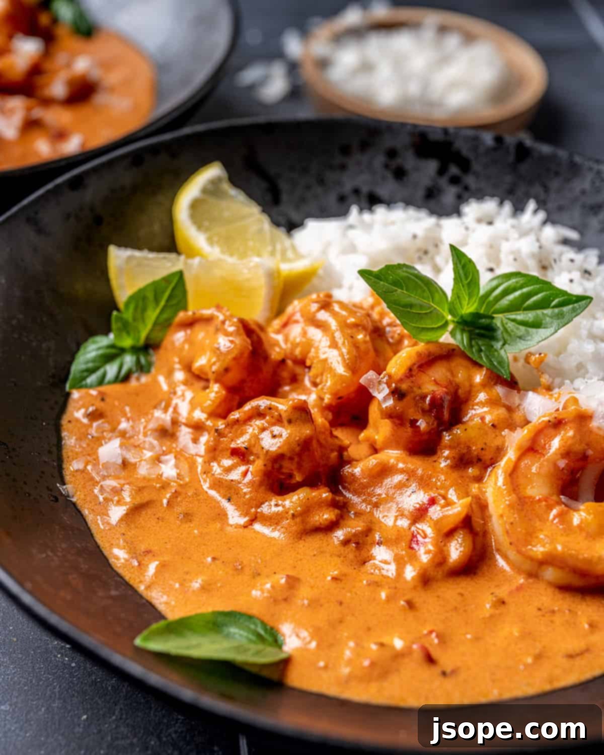 Shrimp with Spicy Vodka Sauce