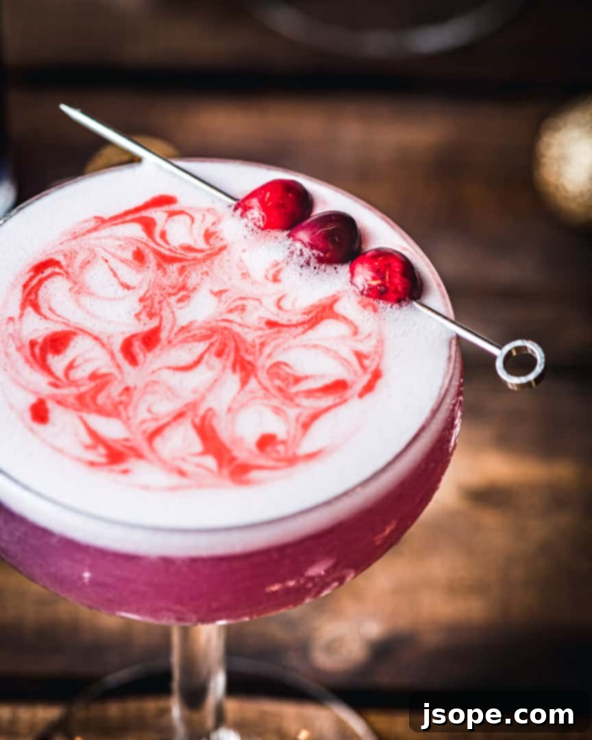 Empress Gin Ruby Chill 5 Frosted Cranberry Empress Gin Cocktail