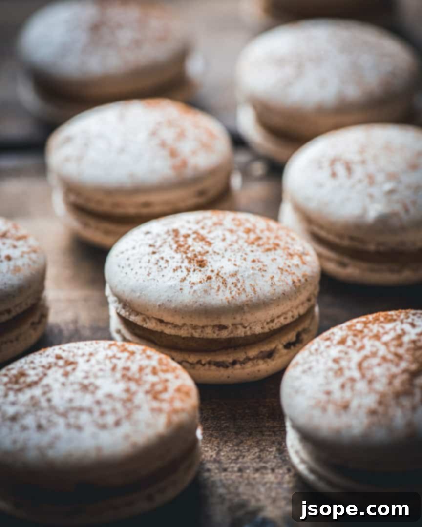 Snickerdoodle Bliss Macarons 5 Cinnamon Sugar Pastry Cream