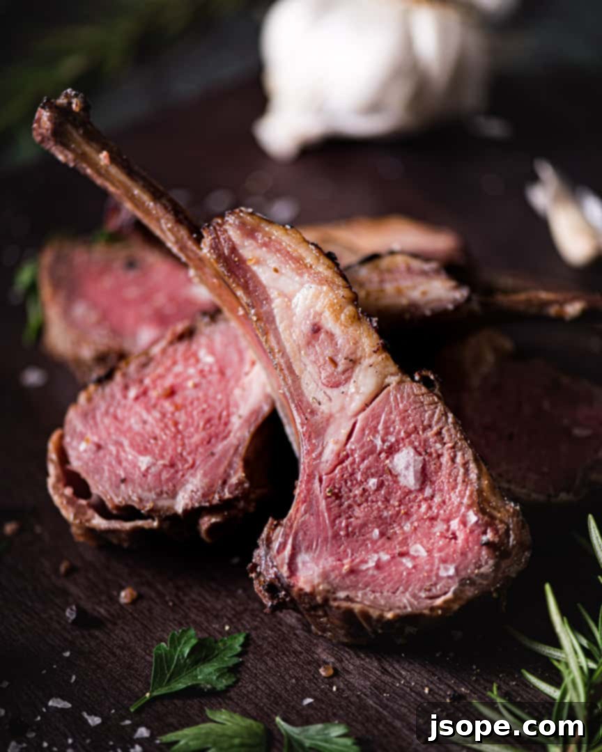 Fiery Honey-Soy Lamb Rack: Sous Vide Perfection 3 Habanero Honey Soy Sous Vide Rack of Lamb - Before Searing