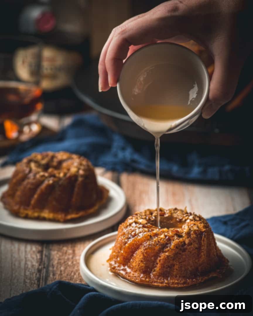 Nutty Brown Butter Pecan Rum Cake 5 Butter Rum Sauce
