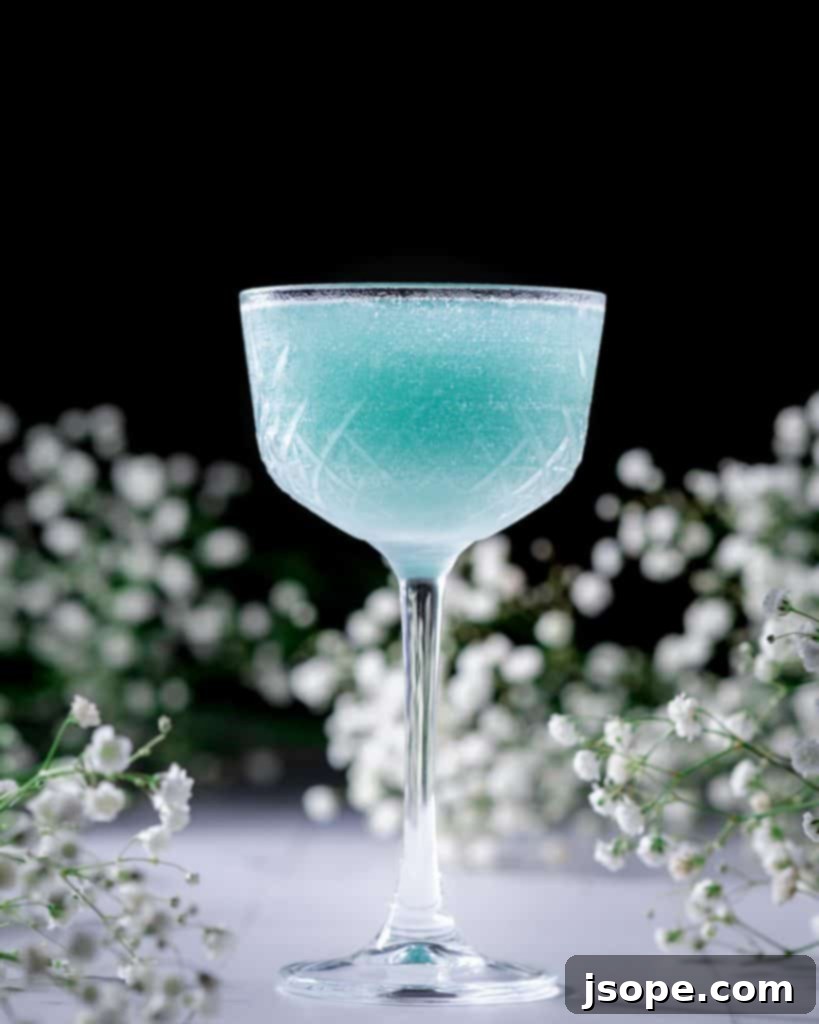Blue Grotto Cucumber Ginger Empress Gin Martini