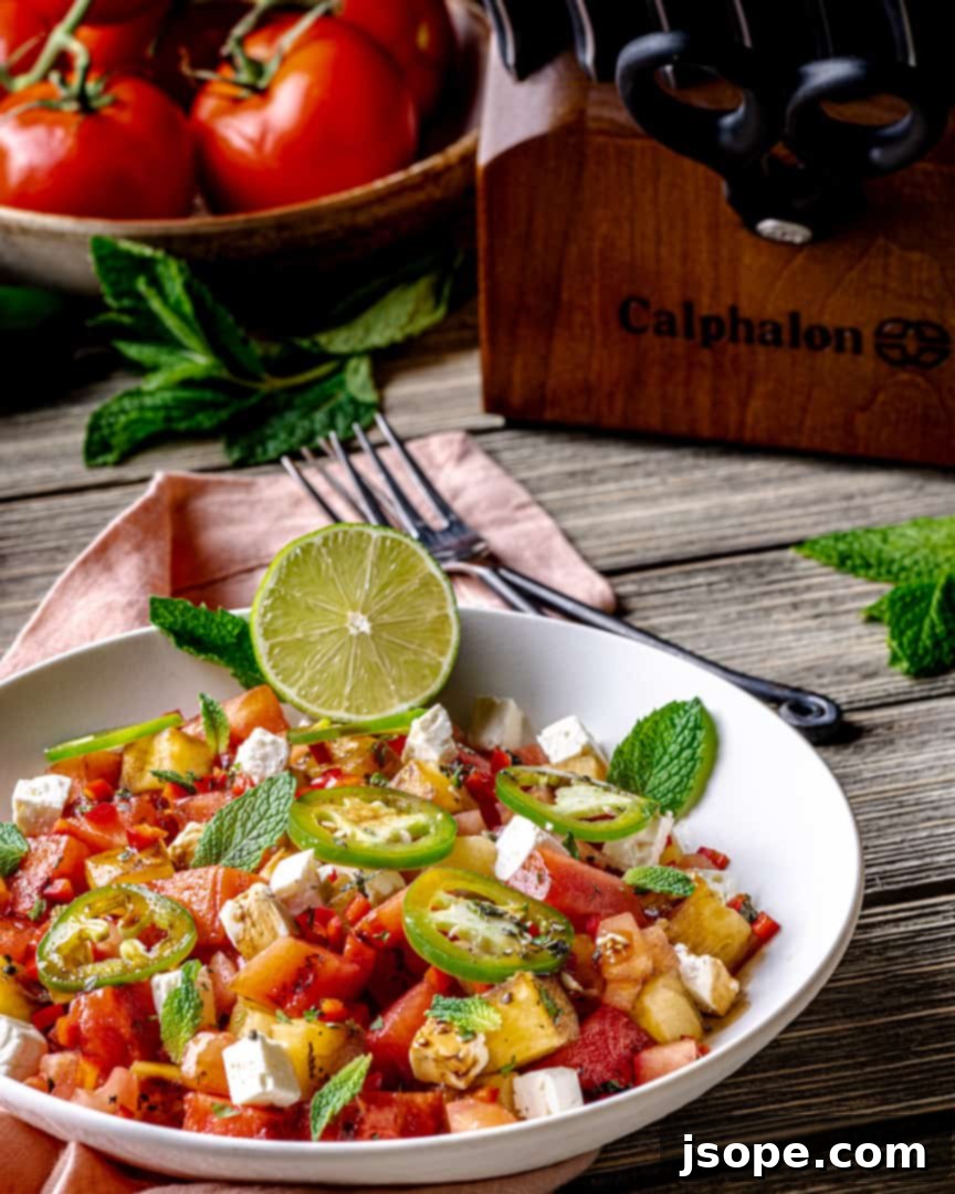 Fiery Grilled Watermelon Medley 2 Spicy Grilled Watermelon Salad