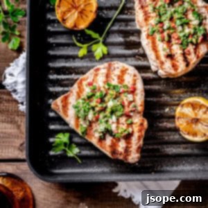 Grilled Swordfish with Summer Gremolata