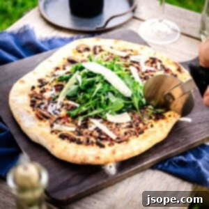 Truffle Mushroom White Pizza