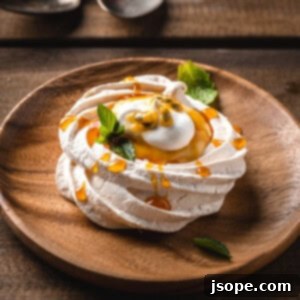Passion Fruit Mini Pavlovas
