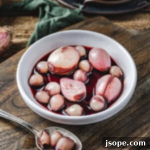 Wine Poached Shallots and Onions