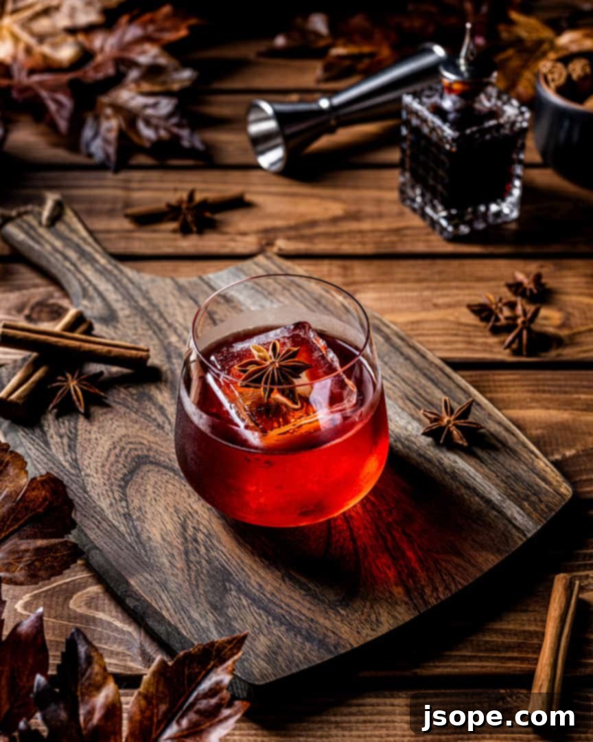 Chocolate Almond Autumn Negroni