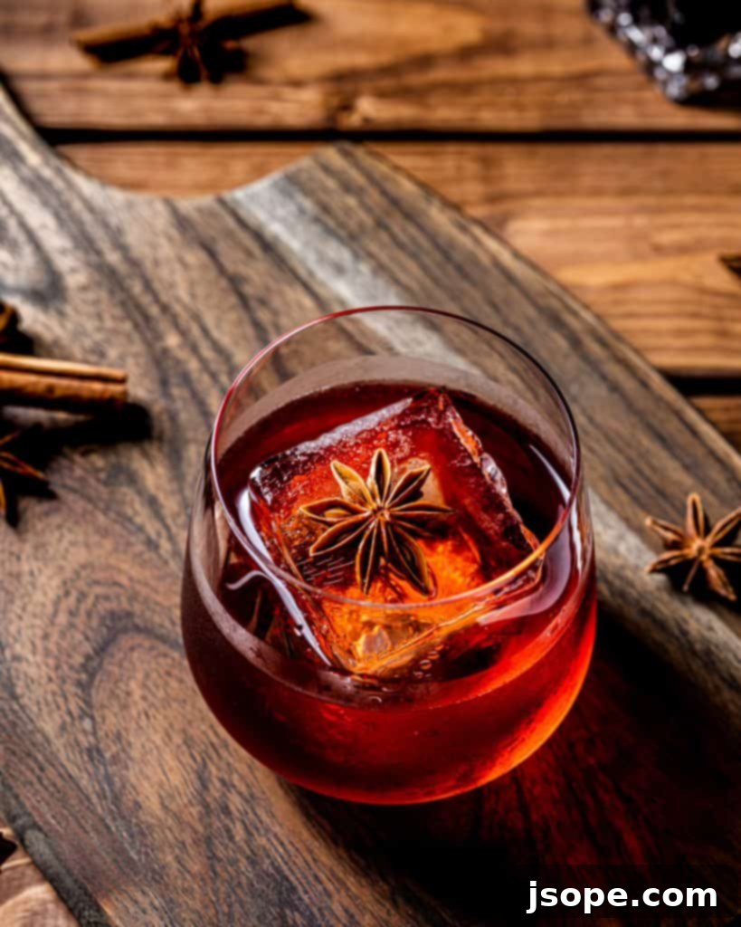 Chocolate Almond Autumn Negroni