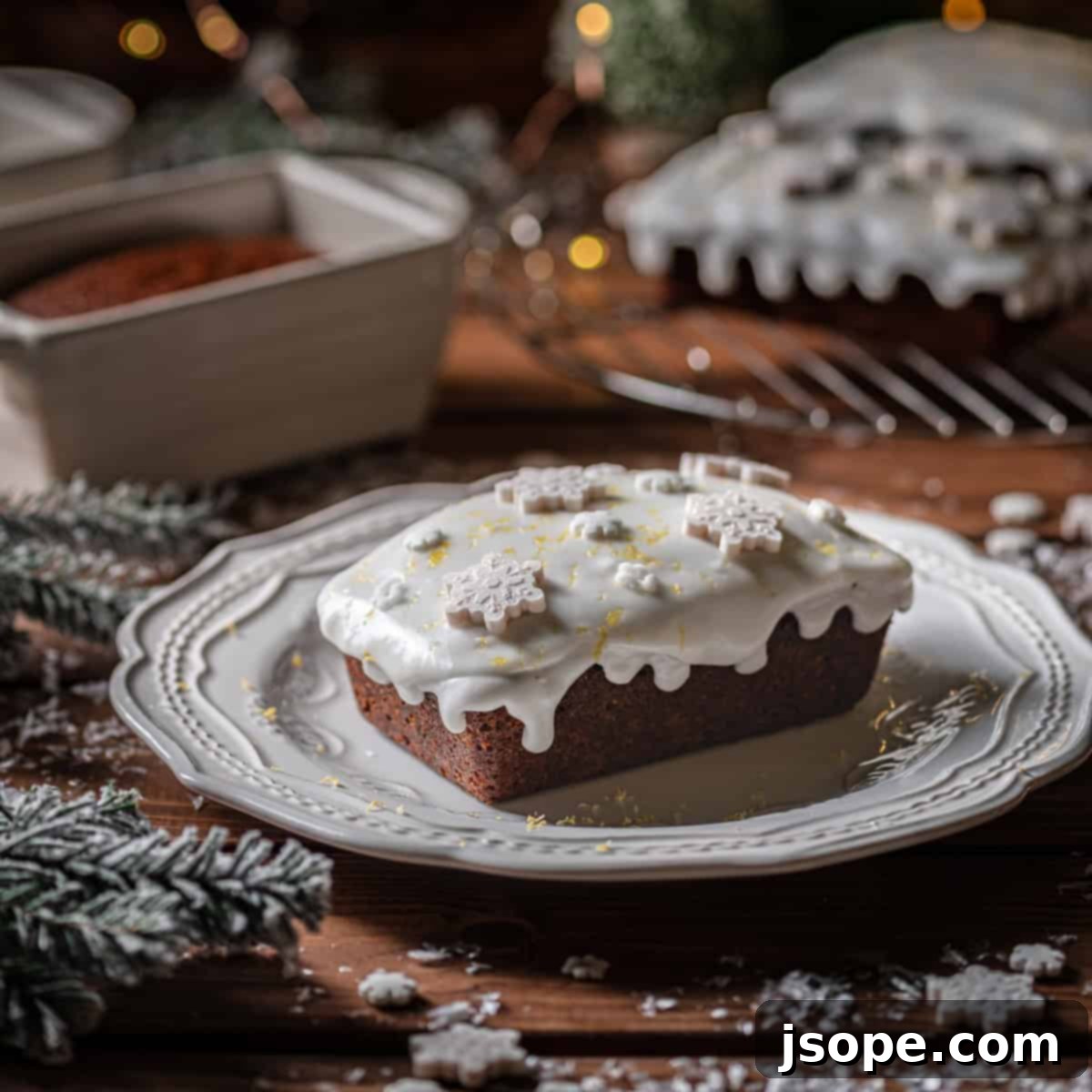 Zesty Lemon-Topped Spiced Gingerbread Loaflets 2 Irresistible Gingerbread Mini Loaf Cakes with Bright Lemon Glaze